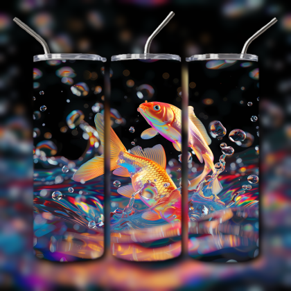 Abstract 3D Art Tumbler
