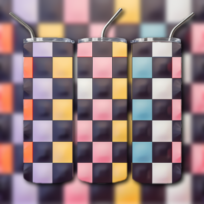Abstract 3D Art Tumbler