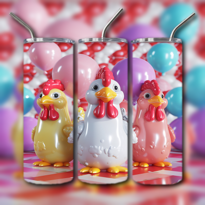 3D Inflated Tumbler