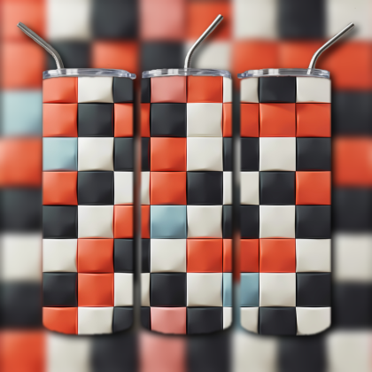 Abstract 3D Art Tumbler