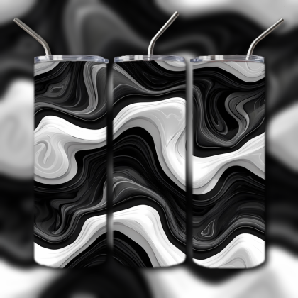 Abstract 3D Art Tumbler