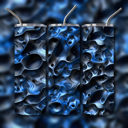 Abstract 3D Art Tumbler