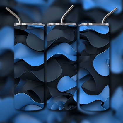 Abstract 3D Art Tumbler