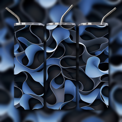 Abstract 3D Art Tumbler