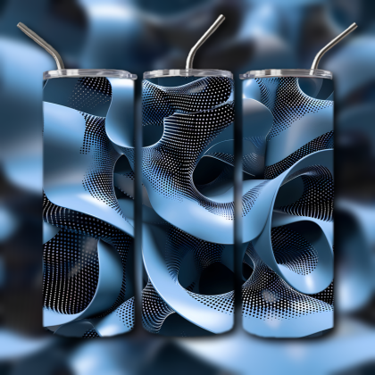 Abstract 3D Art Tumbler