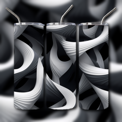 Abstract 3D Art Tumbler