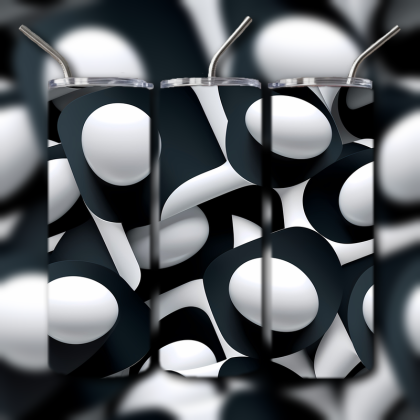 Abstract 3D Art Tumbler
