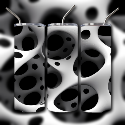 Abstract 3D Art Tumbler