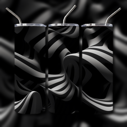 Abstract 3D Art Tumbler