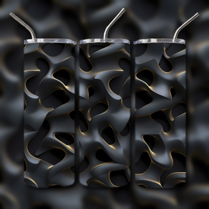 Abstract 3D Art Tumbler