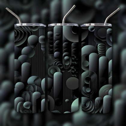 Abstract 3D Art Tumbler