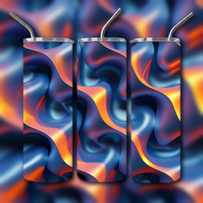 Abstract 3D Art Tumbler