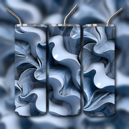 Abstract 3D Art Tumbler