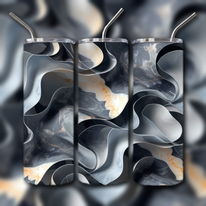 Abstract 3D Art Tumbler