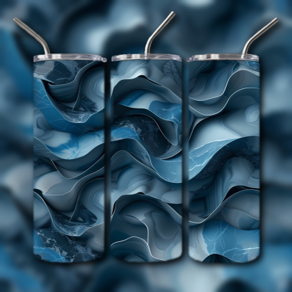 Abstract 3D Art Tumbler