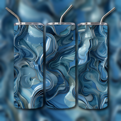 Abstract 3D Art Tumbler