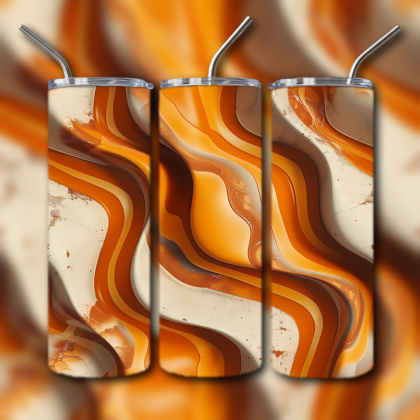 Abstract 3D Art Tumbler
