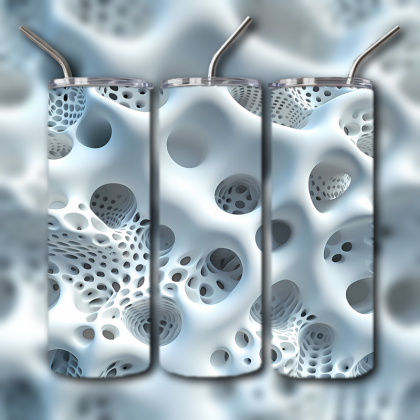 Abstract 3D Art Tumbler