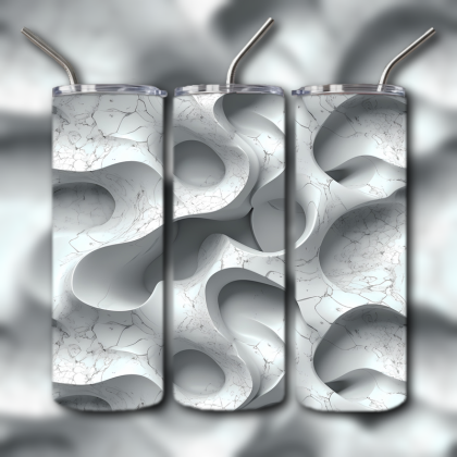 Abstract 3D Art Tumbler