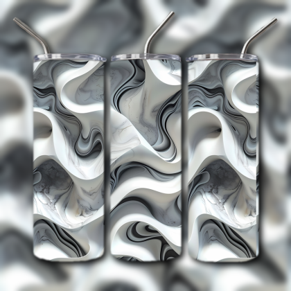 Abstract 3D Art Tumbler