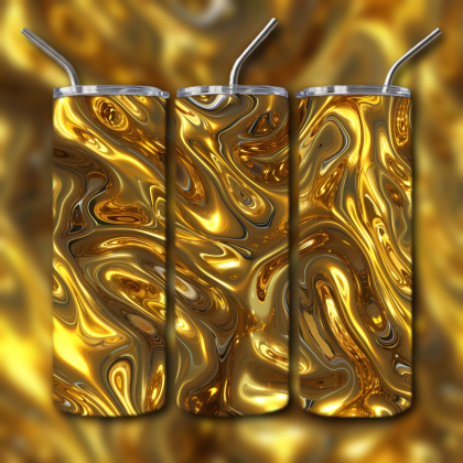 Abstract 3D Art Tumbler