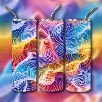 Abstract 3D Art Tumbler