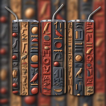 Abstract 3D Art Tumbler