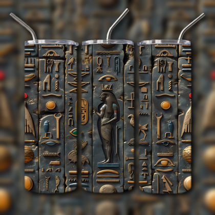 Abstract 3D Art Tumbler