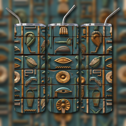 Abstract 3D Art Tumbler