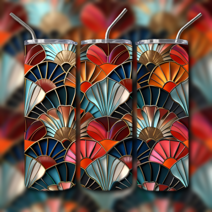 Abstract 3D Art Tumbler