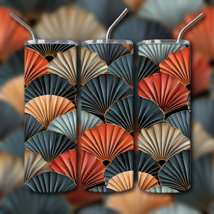 Abstract 3D Art Tumbler