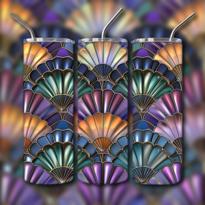 Abstract 3D Art Tumbler