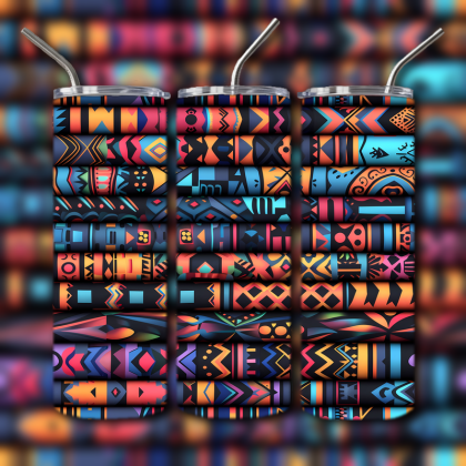 Abstract 3D Art Tumbler