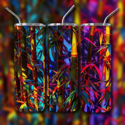 Abstract 3D Art Tumbler