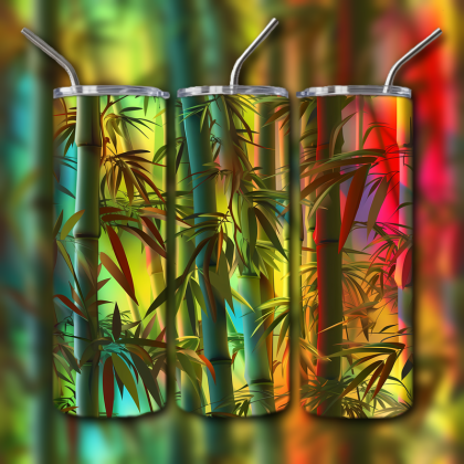 Abstract 3D Art Tumbler