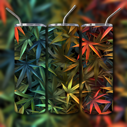 Abstract 3D Art Tumbler