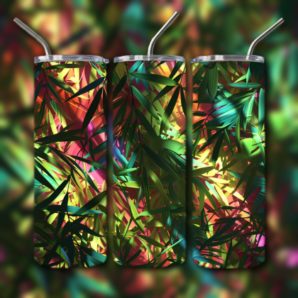 Abstract 3D Art Tumbler