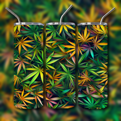 Abstract 3D Art Tumbler