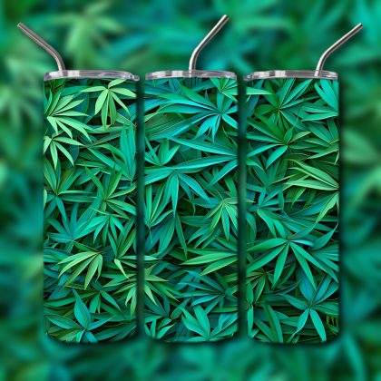 Abstract 3D Art Tumbler