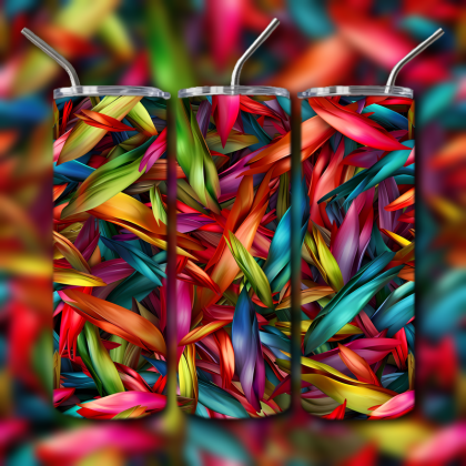 Abstract 3D Art Tumbler