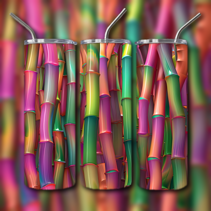 Abstract 3D Art Tumbler