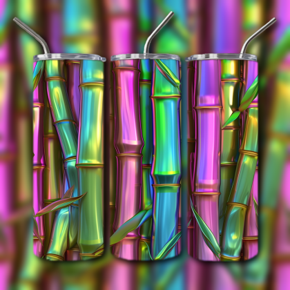 Abstract 3D Art Tumbler