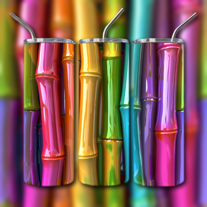 Abstract 3D Art Tumbler