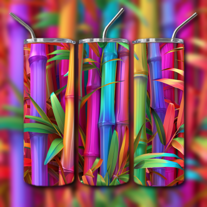 Abstract 3D Art Tumbler
