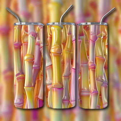 Abstract 3D Art Tumbler