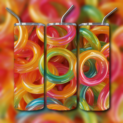 Abstract 3D Art Tumbler