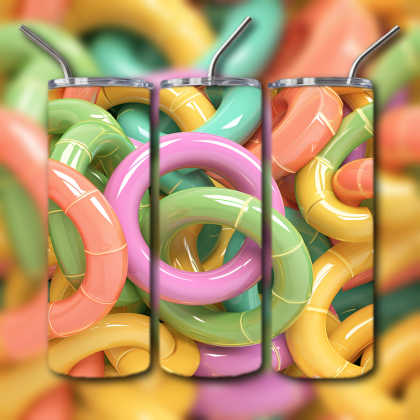 Abstract 3D Art Tumbler