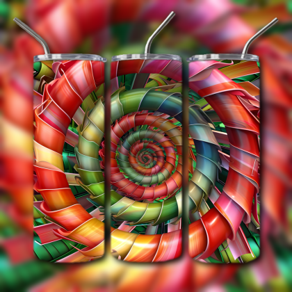 Abstract 3D Art Tumbler