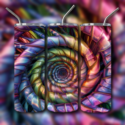 Abstract 3D Art Tumbler