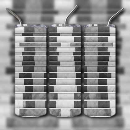 Abstract 3D Art Tumbler